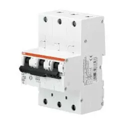 ABB Stotz S&J Haupleitungsschutzschalter 50A E 25kA 3P S753DR-E50