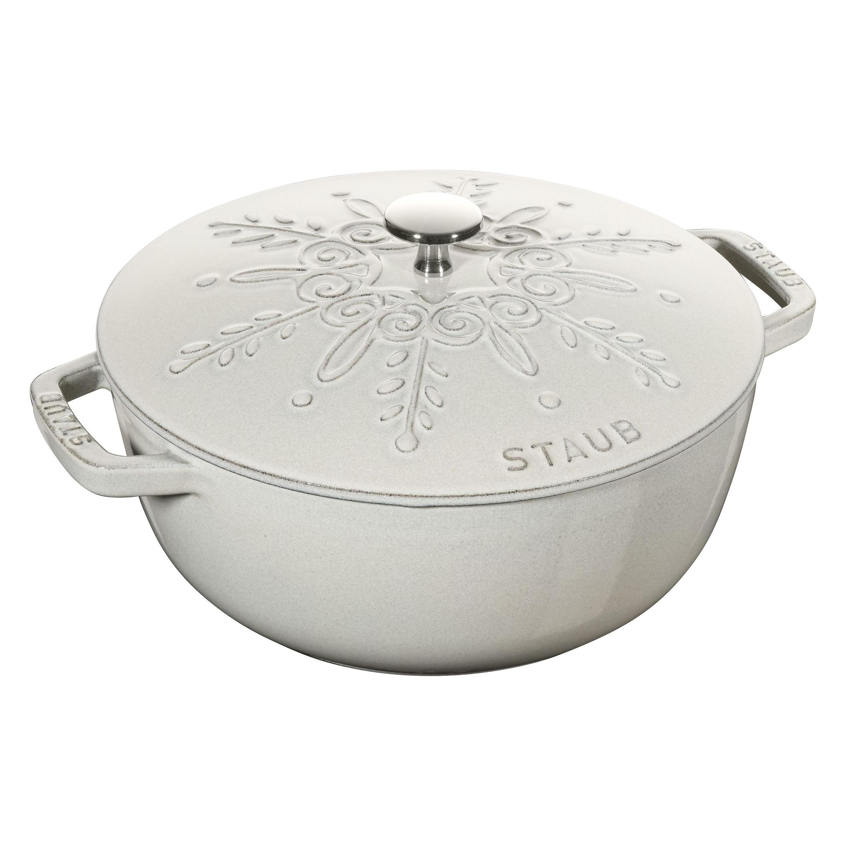 Zwilling La Cocotte La Marmite, 24 cm | Weisser Trüffel | r (Bratpfanne, Kochtopf, Gusseisen) (40506-548-0)