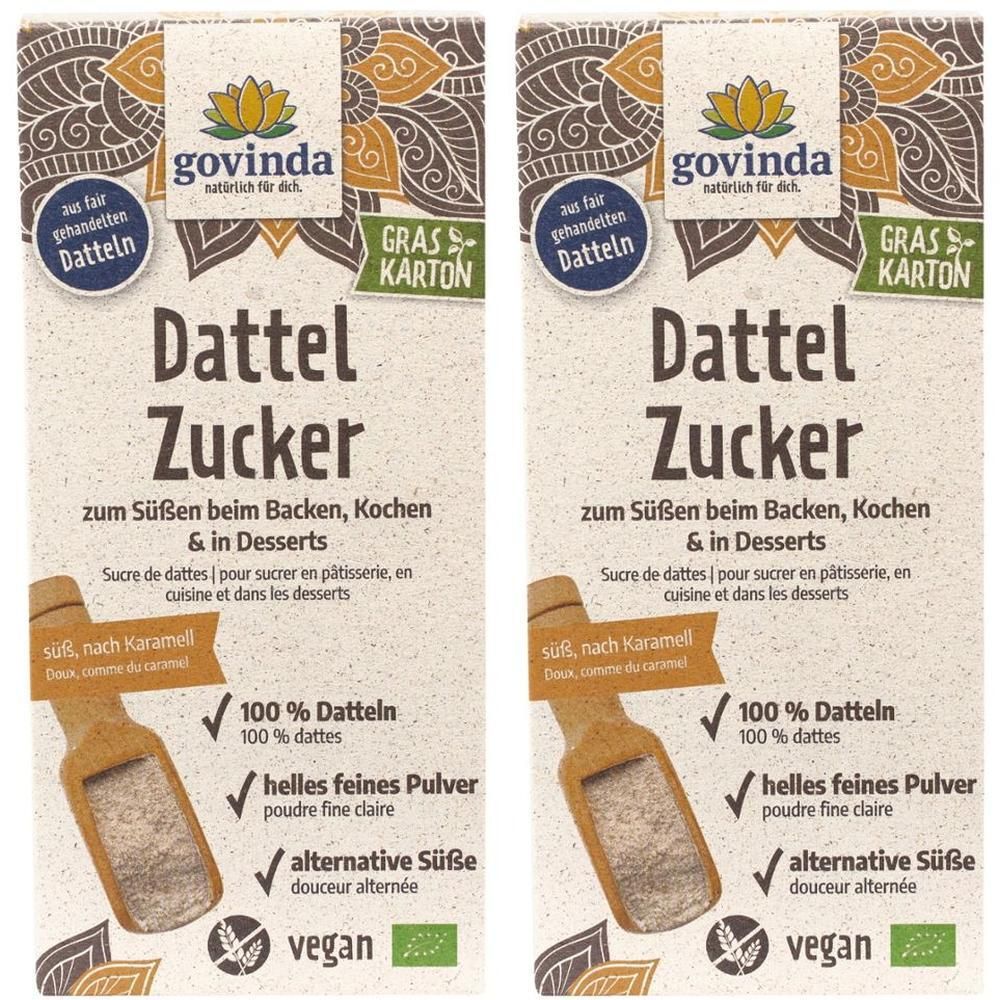 Govinda Dattelzucker 2x 2x400 g