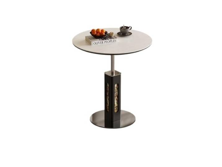 ksjdieunf Couchtisch Anhebbarer Rockboard-Sofa-Beistelltisch Wohnzimmer-Home-Kleiner Runder Tisch Tische for Wohnzimmer(D)