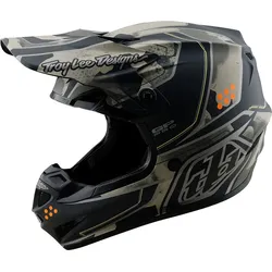 Troy Lee Designs GP Pro Trooper, Motocrosshelm - Schwarz/Oliv - XS