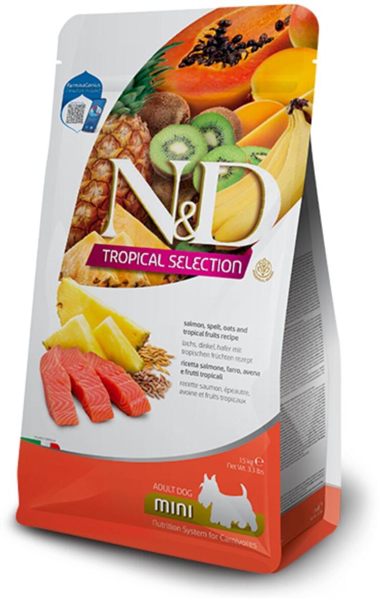 N&D Dog Tropical Selection Adult Mini Salmone 1.5KG