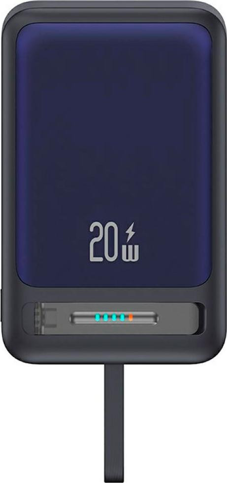Usams XM-serie powerbank CD219, 10000 mAh, magnetische draadloze oplader, zwart
