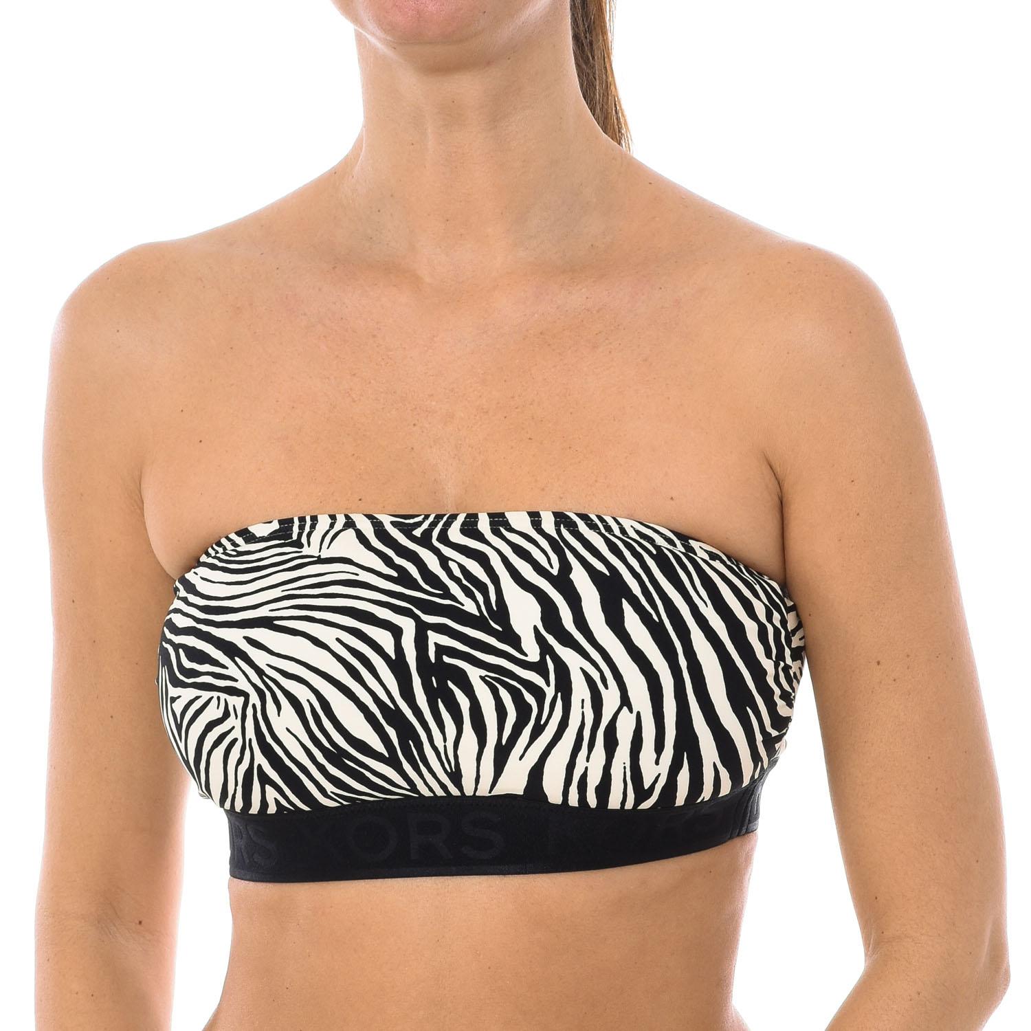 Bikini-Oberteil im Bandeau-Stil für Damen MM4K607