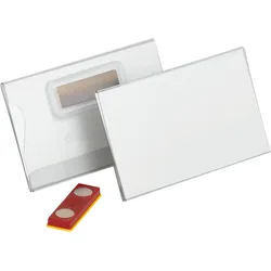 Durable, Informationsschild, Hartfolien-Namensschild mit Magnet verdrehsicher