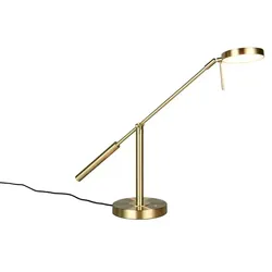 Trio Tischleuchte Monza Metall Gold Messing