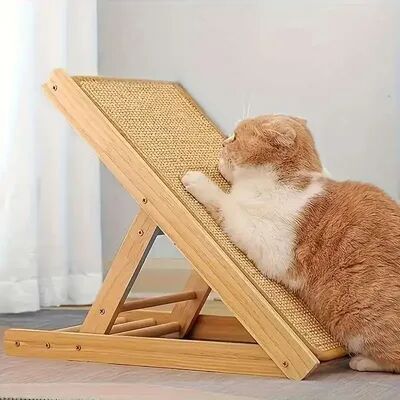 Friendly Fresh Finds Durable Hemp Rope Scratching Board For Cats And Rabbits Sofa Safety Design, Multi layer Exercise Board. Durable Hemp Rope Scratching Board For Cats And Rabbits Sofa Safety Design, Multi layer Exercise Board.