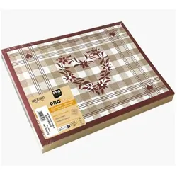 PROnappe, Tischset, 400 Platzsets Edelweiss mehrfarbig 30,0 x 40,0 cm (4 Stk., 40 x 30 cm)