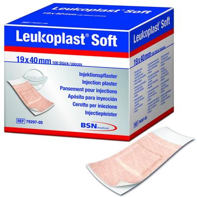Leukoplast soft Injektionspflaster Strips 19x40 mm 100 St Pflaster