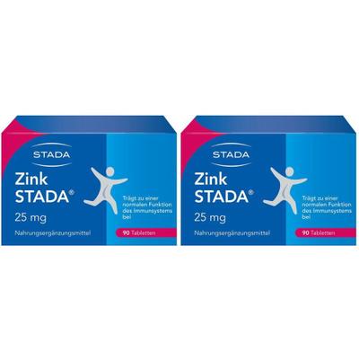 Zink Stada 25 mg Tabletten Doppelpack 2x90 St