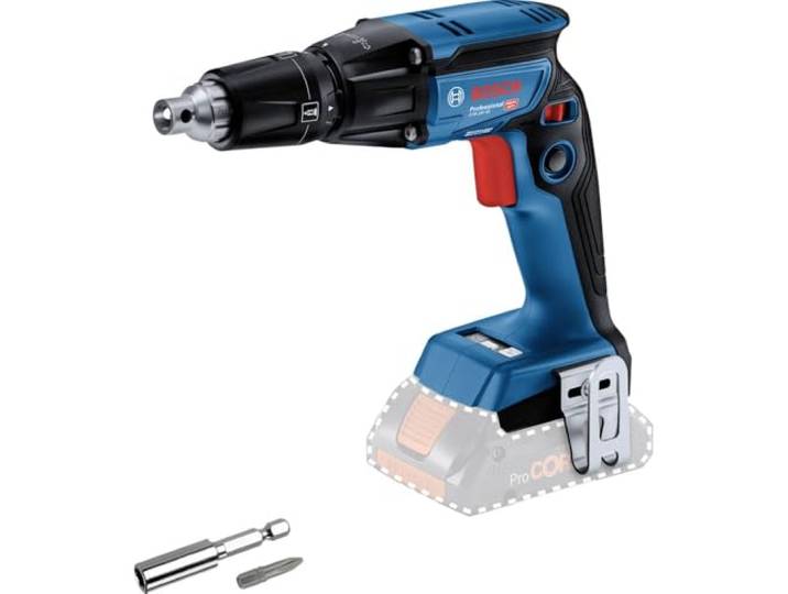Bosch PRO Visseuse plaquistes sans-fil GTB 18V-45 Visseuse plaquiste avec confort d’utilisation améliorée grâce au mode PowerSAVE et à la butée de profondeur rétractable