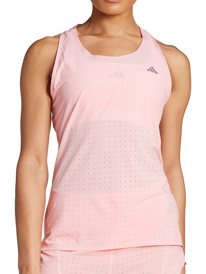 adidas Lauftop "Adizero" in Rosa - XXS
