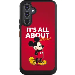 Nivocase Hülle für Samsung Galaxy A54 5G Handyhülle NIVOcore Case Schwarz Disney Maus Offizielles (Samsung Galaxy A54 5G), Smartphone Hülle, Schwarz