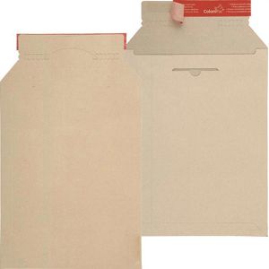 ColomPac Versandtaschen CP 10.09, braun, B3, ohne Fenster, haftklebend, aus Karton, 50 Stück