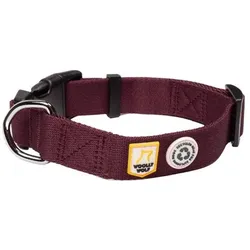 Woolly Wolf - Collar Juicy Plum - 25-35cm (Hund), Halsband + Leine