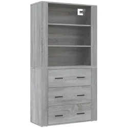 vidaXL Highboard Grau Sonoma Holzwerkstoff