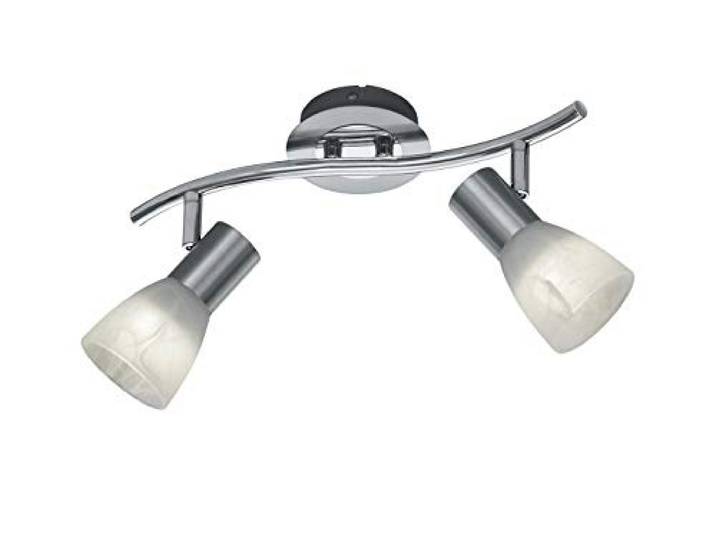 Trio Leuchten Levisto 871010207 Plafonnier LED en nickel mat et verre albâtre Blanc