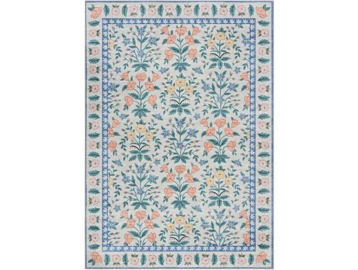 Tapis grand format pastoral beige 160x230cm feutre non glissant lavable
