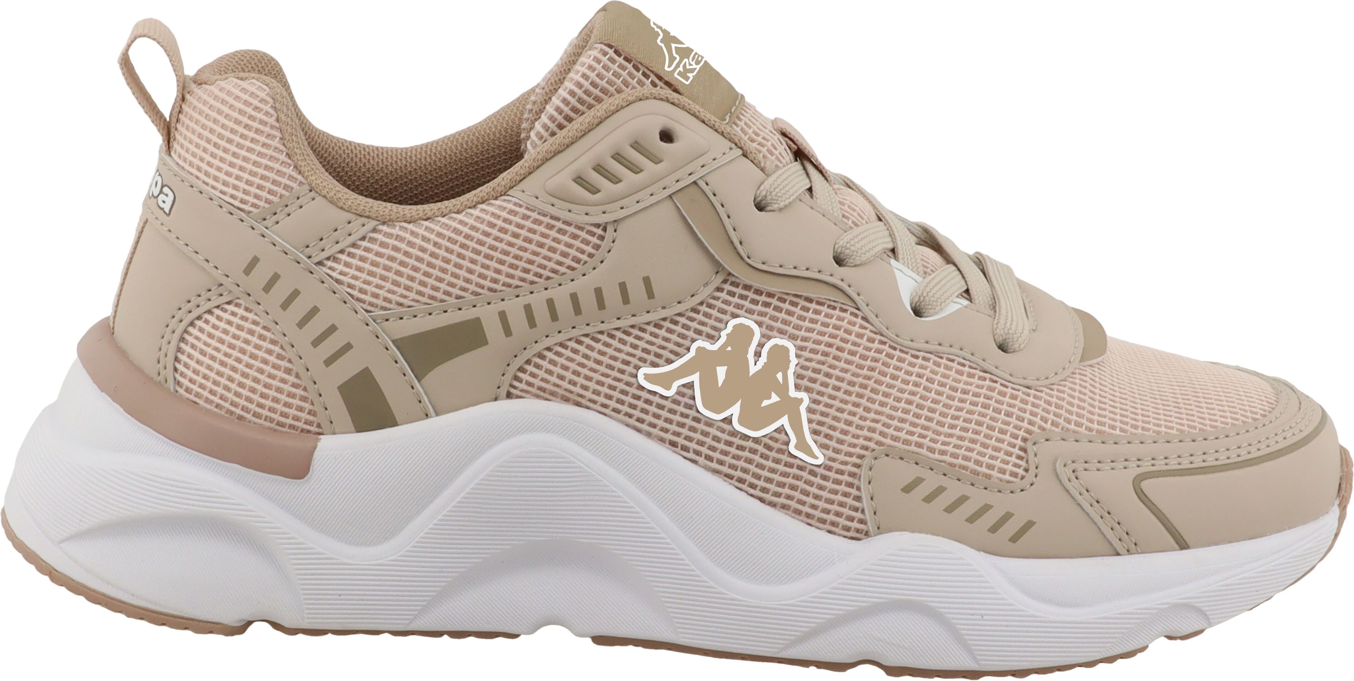 Sneaker KAPPA "Hauke", Damen, Gr. 37, Synthetik, beige (sand), Schuhe Sneaker