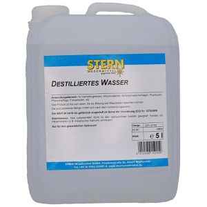 Stern Destilliertes-Wasser Deionisiertes Wasser, chemisch rein, demineralisiert, 5 Liter