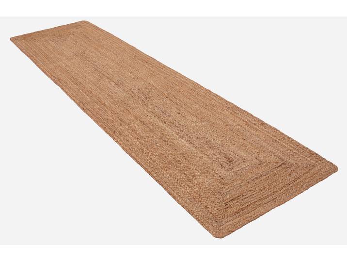 Tischläufer GOODPRODUCT Aimka , beige (natur), B:40cm L:150cm, Jute, Tischdecken, Tischläufer, 100% Jute, 40x150cm, Pflegeleicht, Flechtmuster, Hochwertig und Stabil