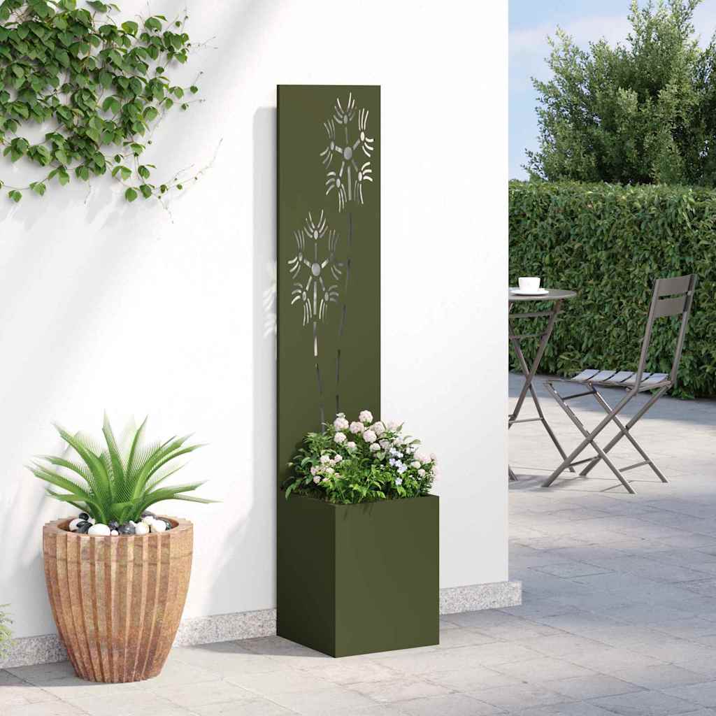 vidaXL Écran de confidentialité de jardin Vert olive 32 x 32 x 150 cm