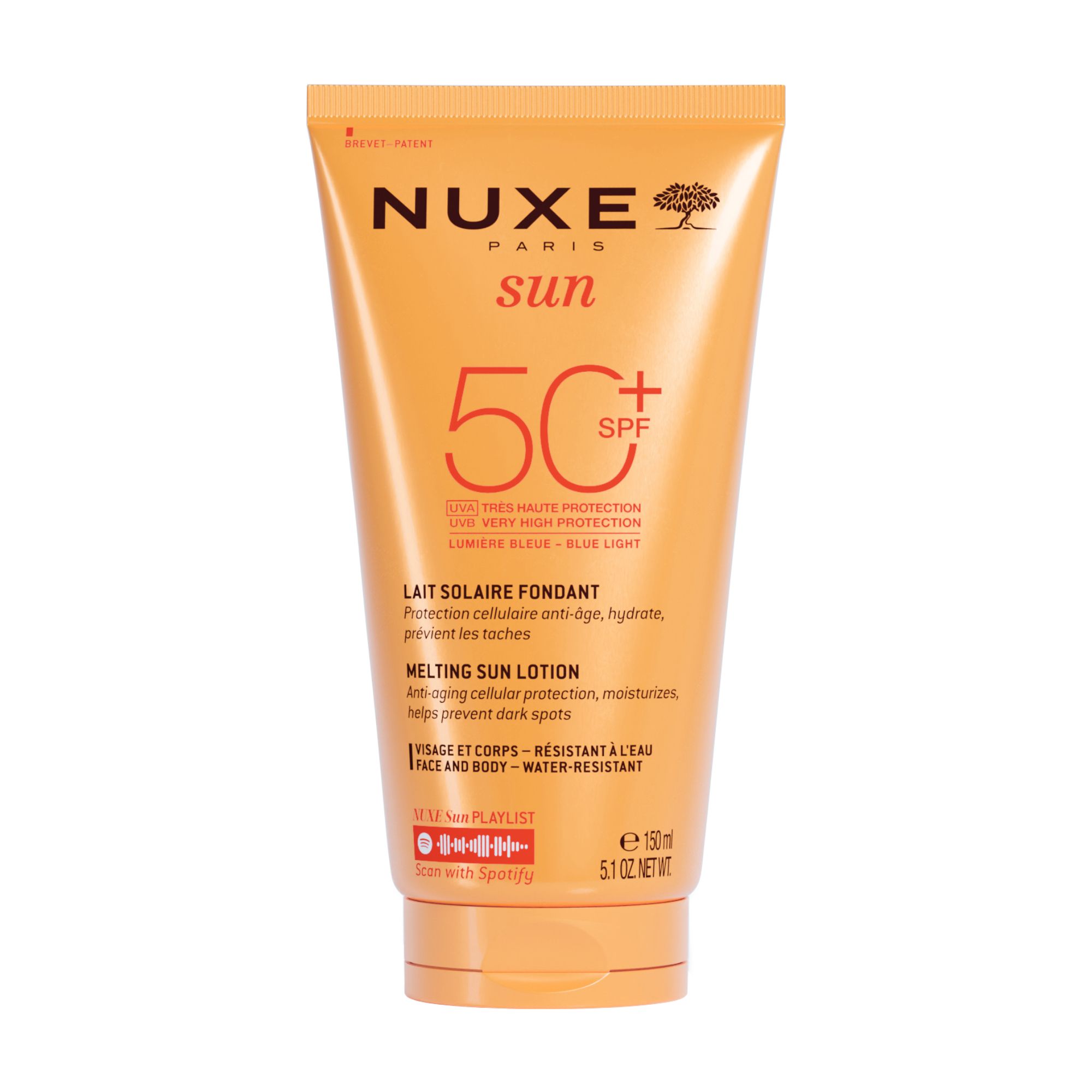 Nuxe Sun Sonnenmilch Gesicht & Körper LSF 50 150 ml Creme