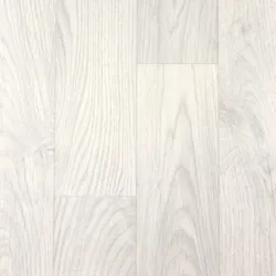 Muster | CV-Bodenbelag TURIN | Eiche Weiß 090S | PVC Boden mit Schaumrücken | Meterware