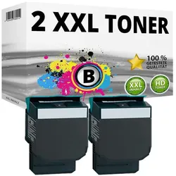 Druckfuxx, Toner, 2 XL TONER für LEXMARK CS317DN CS417DN CS517DE CX317DN CX417DE CX517DN