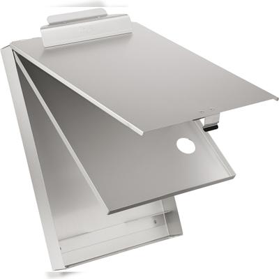 Läufer Klemmbrett CruiserMate A4 Aluminium mit Dokumentenfach Packung mit 4 Stück