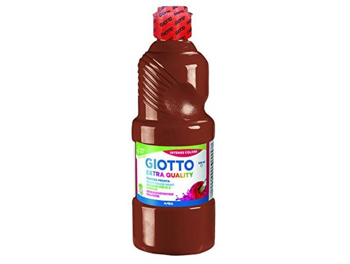 GIOTTO extra kwaliteit, schilderklare Temperafarbe hoogste kwaliteit, 500 ml - bruin