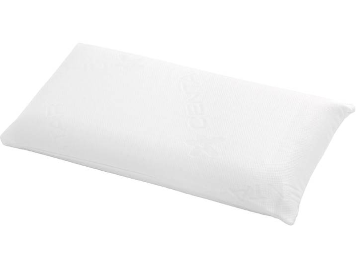 Nackenstützkissen CENTA-STAR Nackenstützkissen Comfort Supersoft , weiss (weiß), B:40cm H:10cm L:80cm, Bezug: 100% Baumwolle. Füllung: 100% Polyester, Kopfkissen, Nackenstützkissen, Nackenstützkissen, ideal für Rücken- und Seitenschläfer, 40x80 cm