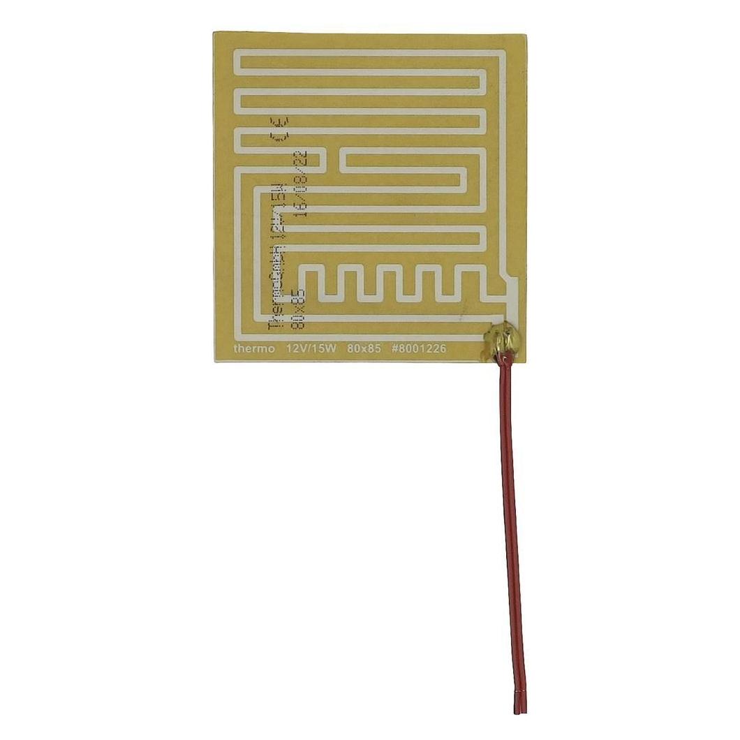 Thermo Tech Polyester Heizfolie 12 V 15 W (L x B) 85 mm x 80 mm (Heizfolie) (2115456)