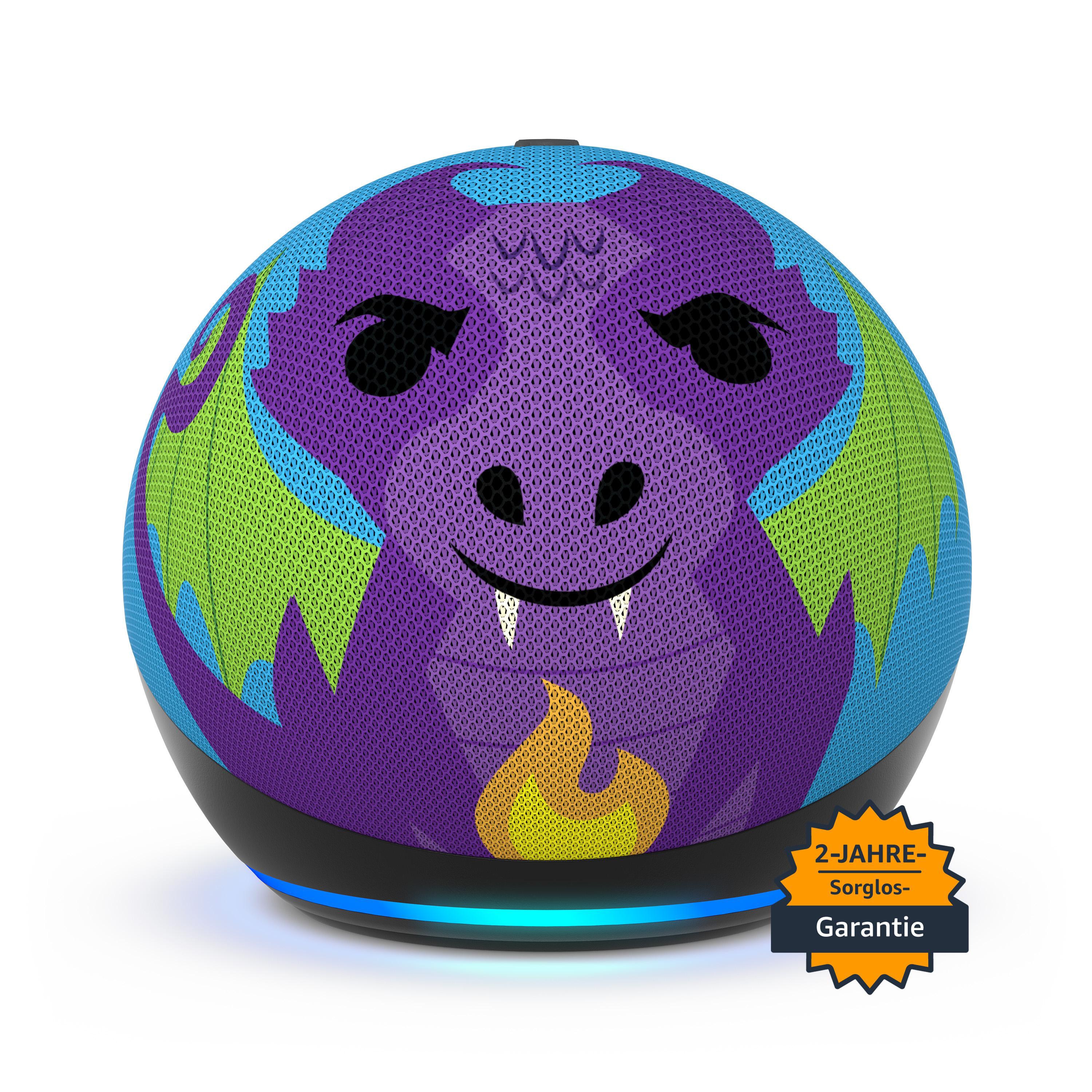 Amazon Echo Dot (5. Gen.) Kids smarter Lautsprecher mit Alexa Drachen-Design B09L58QFKY