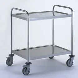 Tournus Servierwagen mit Griffen und 2 Böden 800 x 530 mm