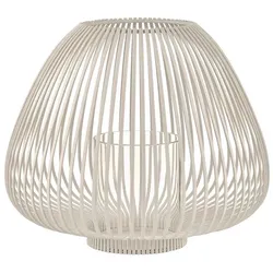blomus Laterne Lyva Ø 31 cm Stahl Beige M (Medium)