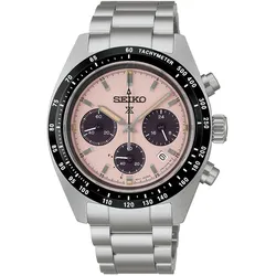 Seiko SSC963P1 Prospex Speedtimer Armbanduhr Solar 39 mm Rosafarben