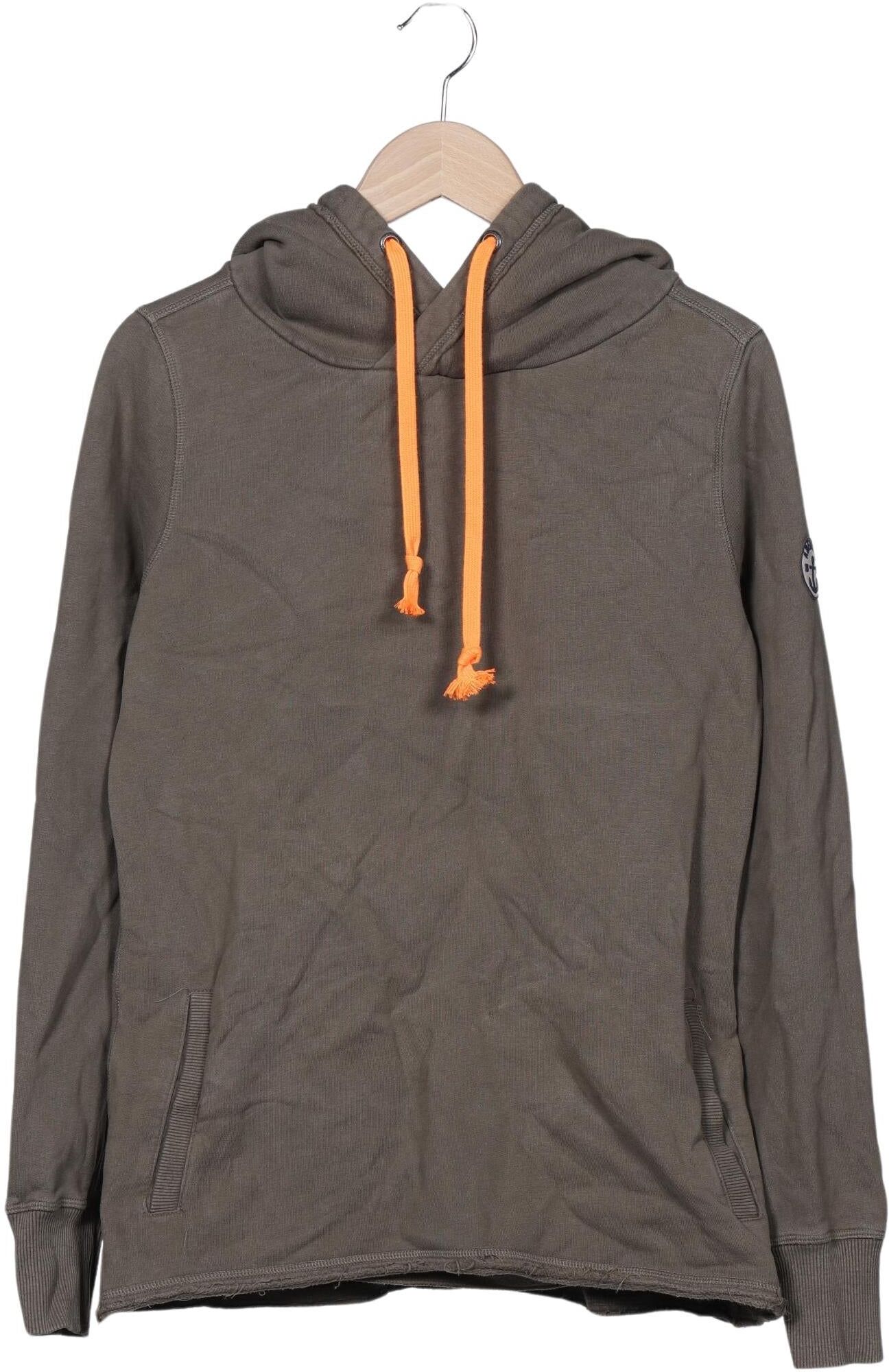 Adenauer & Co Damen Kapuzenpullover, Grün, Gr. S, Baumwolle - Second Hand