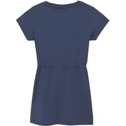 DEVOLD Color Kids Kinder Kleider DRESS PRINT - S/S BASE LAYER, Größe 140 in Blau Blau