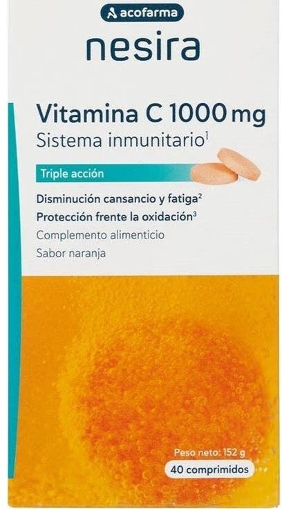 Nesira Acofarma Vitamina C 1000mg 40comp