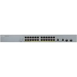 ZYXEL Switch 26x GE GS1350-26HP PoE long range 375W Managed
