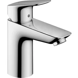 Hansgrohe Waschtischmischer 100 Logis chrom mit Metall-Ablauf, 71171000 , 71171000 71171000