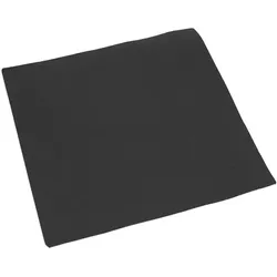 Schachtel mit 1200 spitzen Papierservietten 38x38, Farbe Schwarz