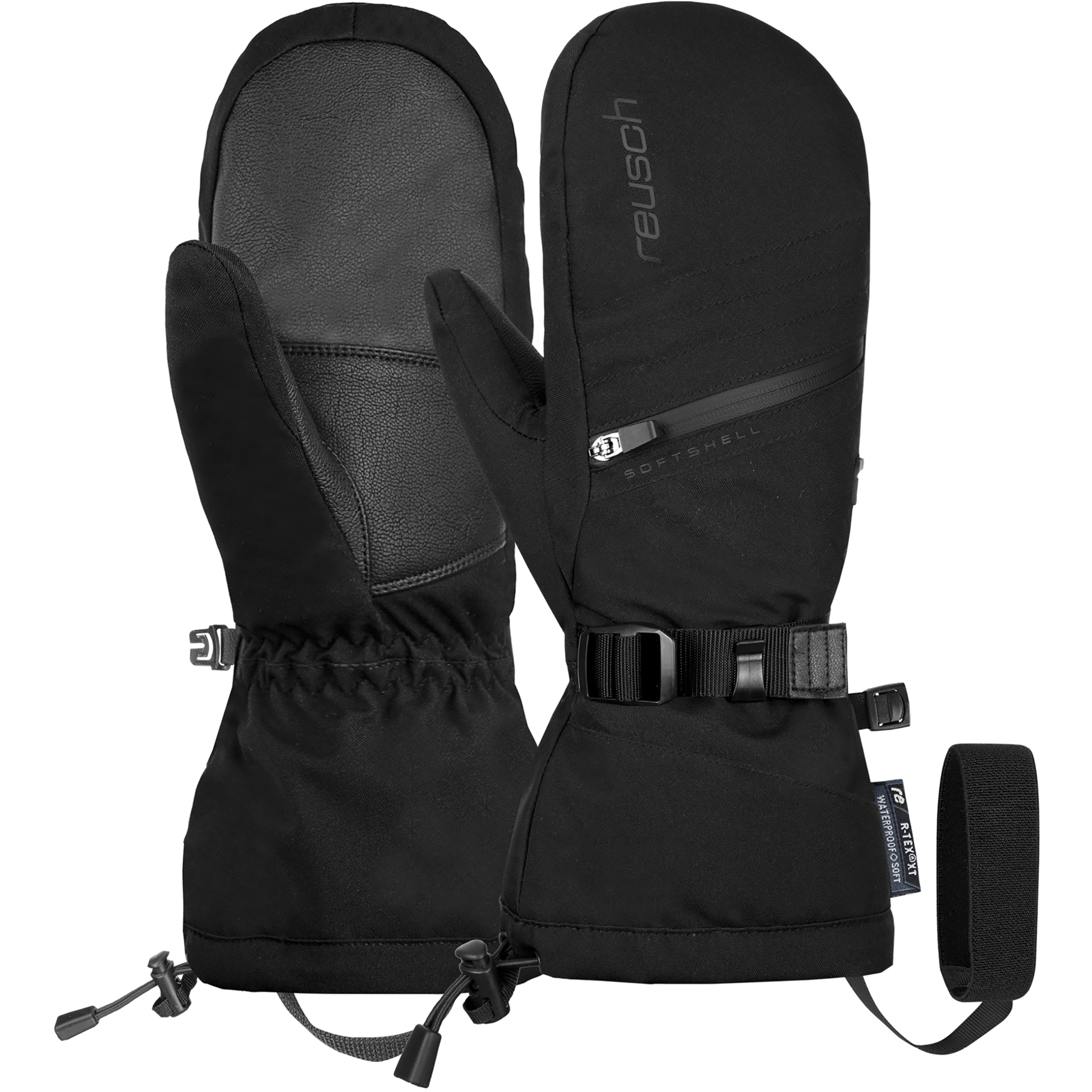 Reusch Demi R-Tex XT Damen Fäustlinge schwarz Größe 6.5 Skifahren Elastisch Wasserabweisend