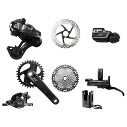 SHIMANO Deore XT Di2 Race Komplettgruppe M8200 | 9 - 45 Zähne | 180 /