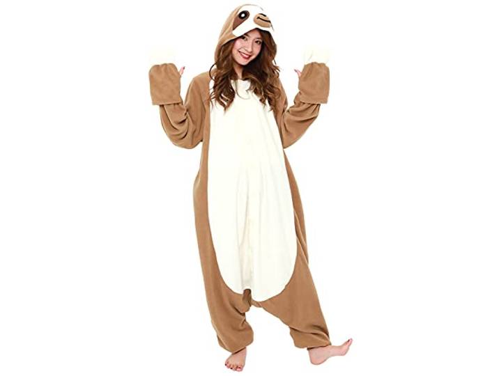 Luiaard Onesie Kigurumi Verkleedkleding SAZAC Kigurumi Volwassenen & Kinderen XL (175-195+ cm)