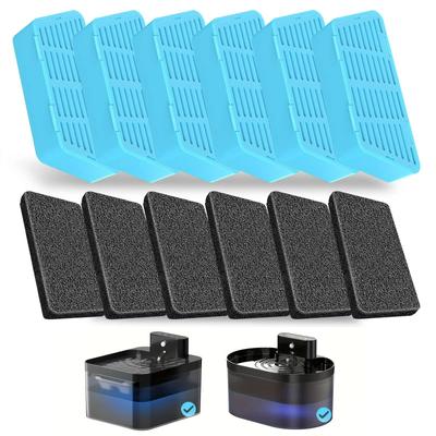 Uplift Essentials 9 Pack Wireless Cat Water Fountain Replacement Filters And Sponges 9 Pack Wireless Cat Water Fountain Replacement Filters And Sponges