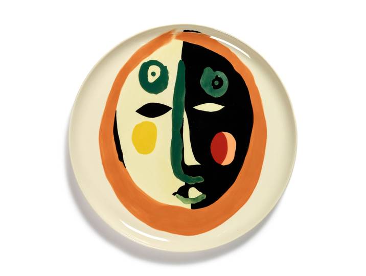 Serax - Assiette de présentation Feast - Multicolore - Grès émaillé - Designer Ivo Bisignano