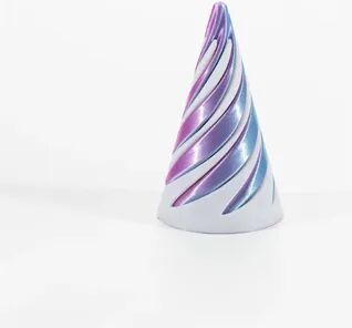 Friendly Fresh Finds Spiral Cone Toy Impossible Pyramid Passthrough Sculpture, Vortex Thread Illusion Toy f