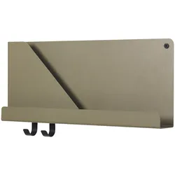 Muuto Folded Wandregal, 51 x 22 cm, olivgrün